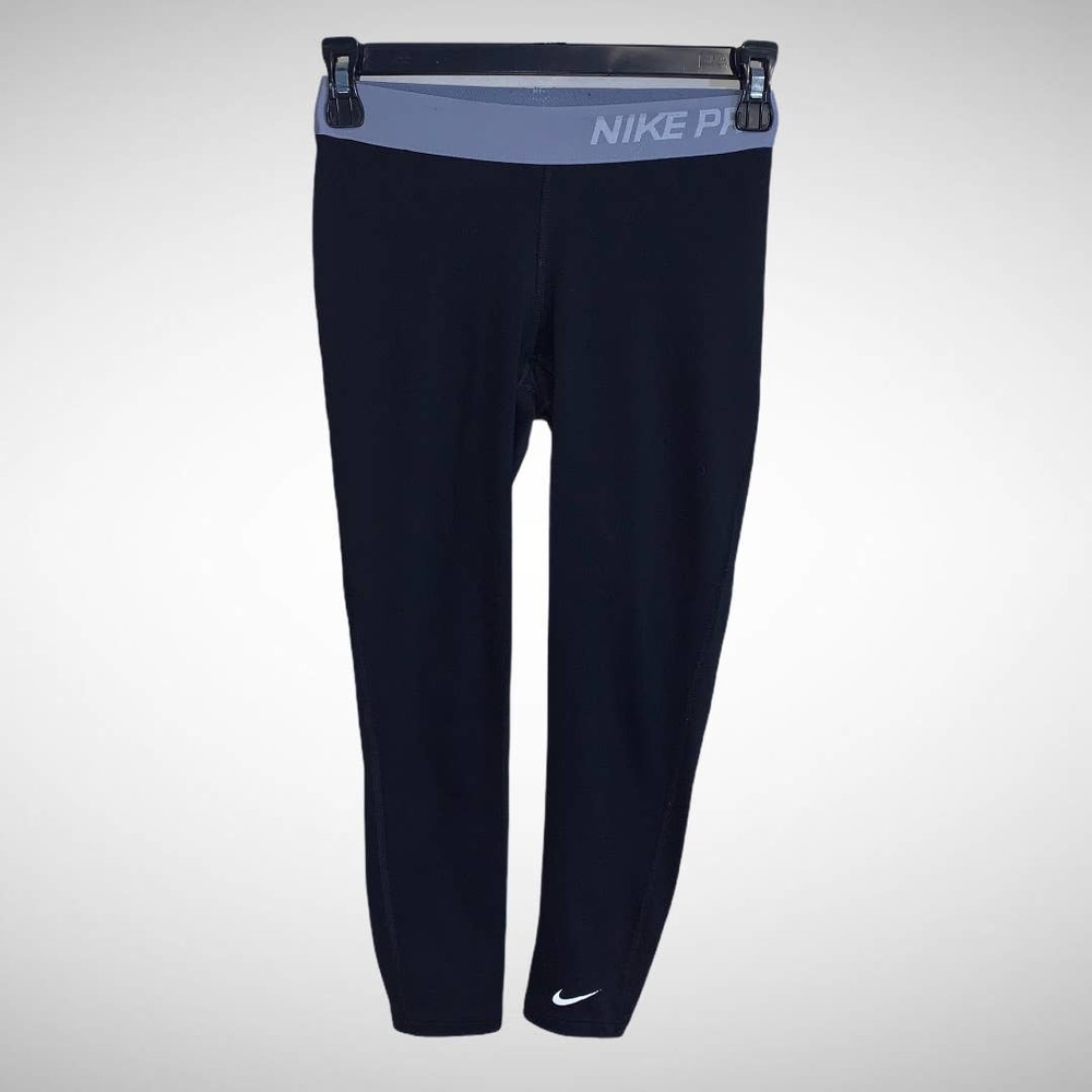 NIKE PRO Crop Leggings Black SMALL